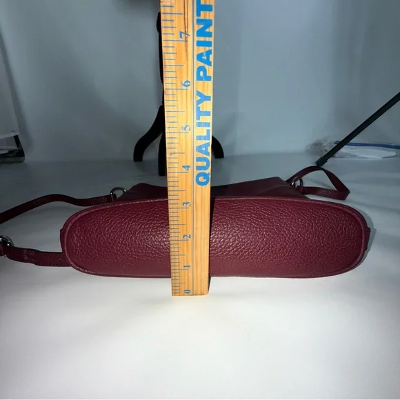 Corder London Elegant Burgundy Crossbody Bag Real Leather like new! - Picture 11 of 16